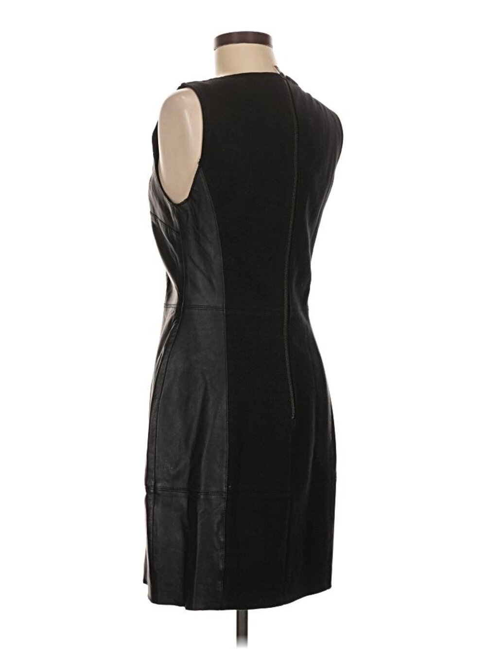 Walter Baker Black Leather Dress Size M - Picture 4 of 12